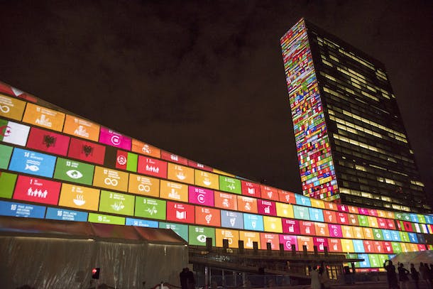 SDG Projections: Massive scale projections and  peoples’ voices to celebrate UN70 and visually depict the 17 Global Goals