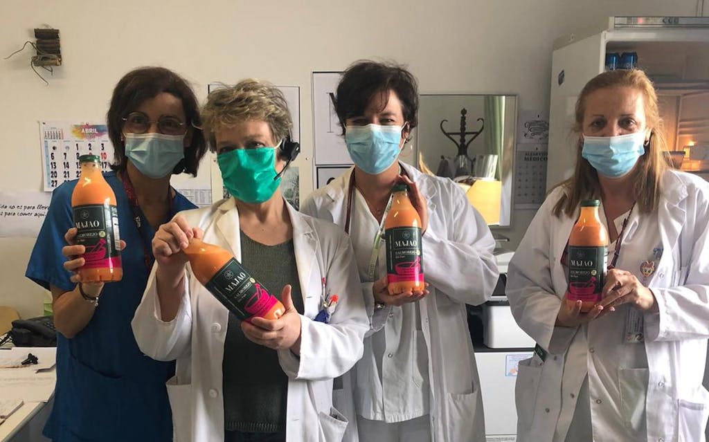 A present from a COVID-19 patient: Gazpacho