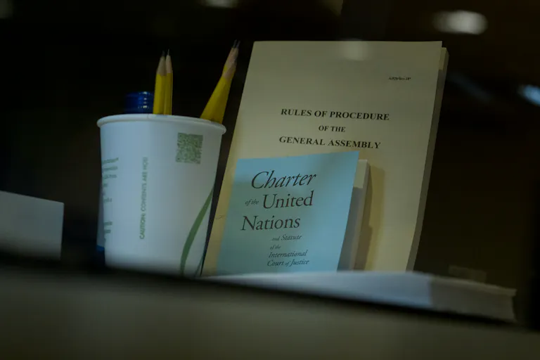 Scene at UN Headquarters during General Assembly High-Level Week