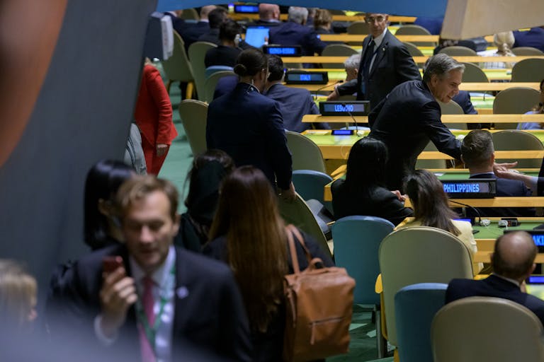 Scene at UN Headquarters during General Assembly High-Level Week
